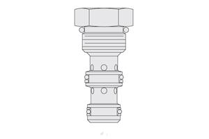 Pilot-operated check valves (pilot to open) Yuken, Eaton Vickers